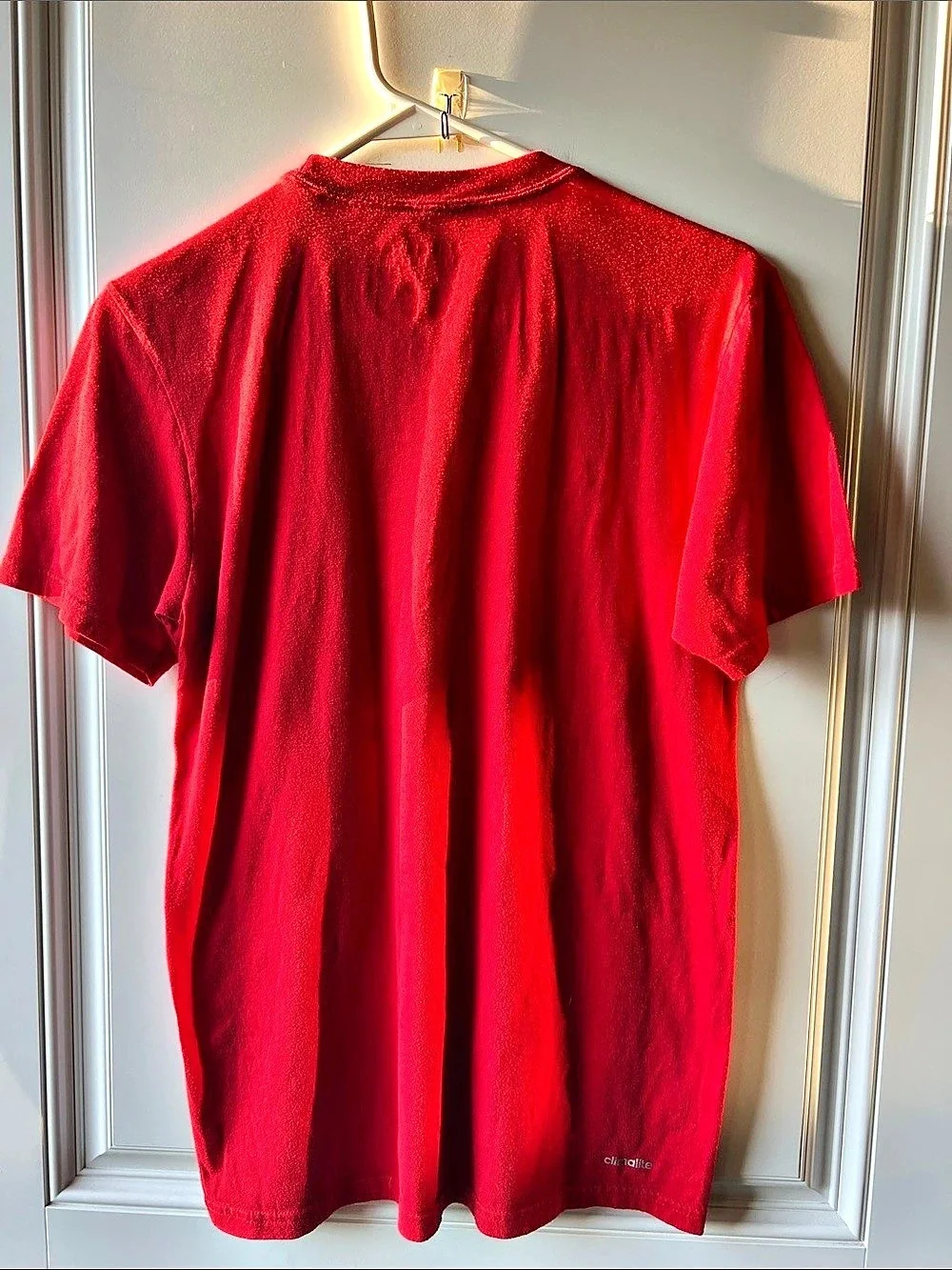 adidas The Go-To Performance Tee Red & Black Small